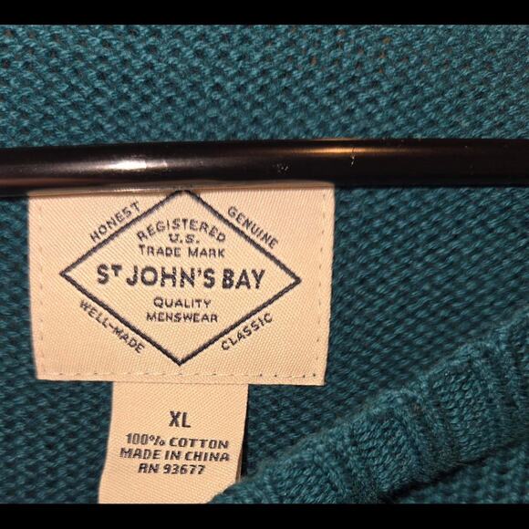 Green st johns bay sweater womens XL - Picture 3 of 5